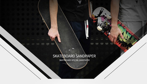 Rouleaux perforés imperméables personnalisés Grep autocollants de pont transparents bande de poignée de planche à roulettes en mousse - Product Image 2