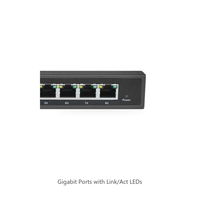 Switch Jaringan Gigabit POE 8 Port Full Duplex 10/100/1000Mbps Tanpa Manajemen untuk LAN Kantor
