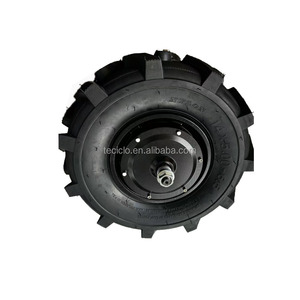 14 Inch High Torque Low Speed 250W-500W 24V/36V/48V 8-10Km/h Brushless Geared Reversible Hall Sensor <b>Hub</b> Motor Wheel - Product Image 1