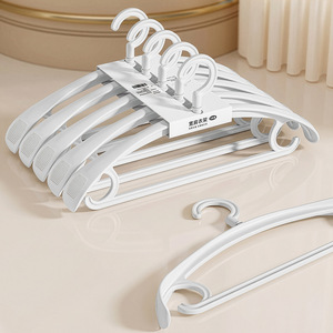 Wide Shoulder Hanger Thickened Anti Slip Plastic Coat Hanger For Home Use Clothes Drying Balcony Storage Organizer - Product Image 1
