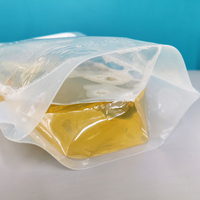 Pochettes souples portables 1L avec bec verseur pour boissons, jus, bière, liquides de camping, vodka, impression par gravure, sécurité alimentaire