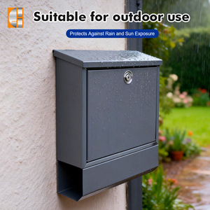 ตู้ไปรษณีย์ติดผนังบ้านแบบไทย สแตนเลสกันน้ำ ป้องกันการโจรกรรม เคลือบสีฝุ่น รับผลิตตามสั่งขายส่ง - Product Image 4