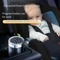 Diffuseur de parfum solide en verre pour voiture, aromathérapie, pour homme, haut de gamme, désodorisant décoratif pour porte-gobelet, alimentation USB, garantie 3 ans, usage professionnel