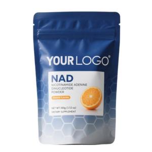 <b>YOUR</b> LOGO NAD Nicotinamide Adenine Dinucleotide Powder 100g Orange Flavor Dietary <b>Supplement</b> - Product Image 1