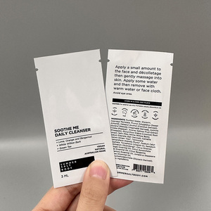 Échantillons de sachets personnalisés avec logo pour lotion, crème, nettoyant visage, gel, cosmétiques liquides – 1ml, 2ml, 3ml, 5ml, 10ml – Sachets en plastique - Product Image 3
