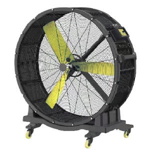 Ventilateur de sol portable en plastique de 1,5 m avec contrôle de vitesse, composant moteur central pour montage au plafond, ventilateur de sol mobile - Product Image 1