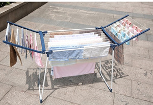 Kaymaz Tabanlı Dikdörtgen Şekilli Geri Çekilebilir <span class=keywords><strong>Metal</strong></span> Çamaşır Kurutmalığı Avrupa Tipi İç Mekan Balkon Teleskopik Hareketli Çamaşır Askılığı - Product Image 5