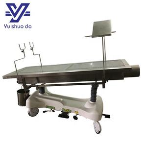 स्टेनलेस स्टील 304 अस्पताल फर्नीचर मोर्चरी का उपयोग लिफ्टिंग सिस्टम के साथ ट्रॉली को अलग करना - Product Image 6