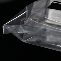 Plastique compostable en vrac plastique poly plastique finition mate emballage sous vide sac d'emballage plat transparent personnalisé à fermeture éclair