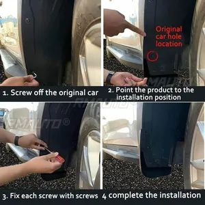 Mudguards for Great Wall Cannon GWM Pao Poer Ute 4x4 2019-2022 <b>Car</b> <b>Mud</b> <b>Flaps</b> Fender Mudguards Mudflaps Splash Guards Accessories - Product Image 2