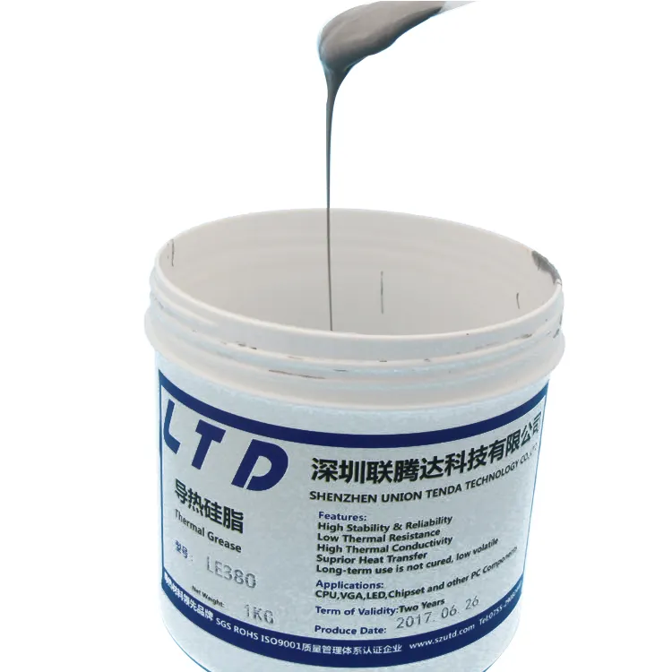 Wholesale High Thermal Conductive Silver Gray Silicone Grease Compound Paste Manufacturers For Cpu