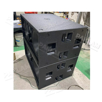 Subwoofer professionnel double 18 pouces, grande puissance, enceinte de basses DJ, système audio passif pour concerts en direct, subwoofer de sonorisation