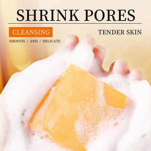 สบู่ขมิ้นออร์แกนิกทำมือสำหรับอาบน้ำทำความสะอาดผิวหน้าปรับแต่งได้ด้วยส่วนผสมสมุนไพรไวท์เทนนิ่ง - Product Image 4