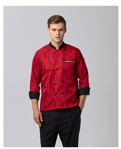 Caliente restaurante Bar abrigo mangas medias Chef Tops Chef uniformes personalizados tejido blanco camisas trabajo uniforme para uniforme mujeres Sexy - Product Image 3