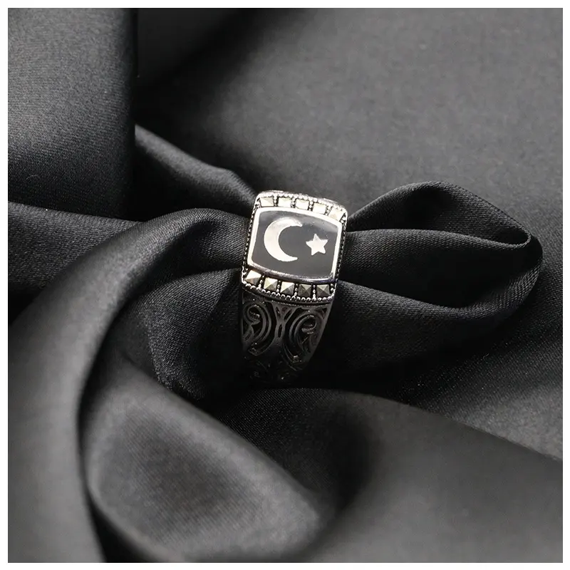 DIFEIYA Brand New Sterling Silber Herren ring Far Pass Hot Selling Ring Antike Türkei Osmanisches Reich Großhandel
