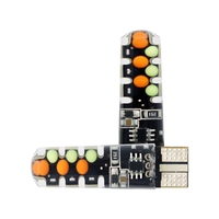 Lumières LED de voiture RGB 5050 6 SMD, lumières colorées, télécommande, lumières de plaque d'immatriculation, lumières LED de voiture clignotantes RGB
