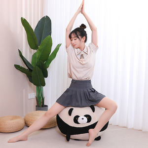 Nieuw Model Kleurrijke <span class=keywords><strong>Yoga</strong></span> Pluche Bal Opblaasbare Sofa Schattige Opblaasbare Eendenpanda Dinosaurus Zeelie Dier Bal Pluche - Product Image 2