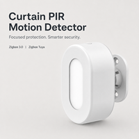 Détecteur de mouvement sans fil Zigbee 3.0 PIR pour rideaux, capteur d'alarme pour la détection d'intrusion, système d'alarme de sécurité domestique, fabricant