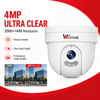 Cámara de Seguridad IP POE Wistino 4MP Camhi Pro 355 °   Cámara Domo PTZ con Visión Nocturna a Todo Color y Detección de Movimiento