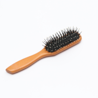 Boîte cadeau avec peigne en bois de santal personnalisé, brosse à cheveux naturelle, OEM ODM en gros