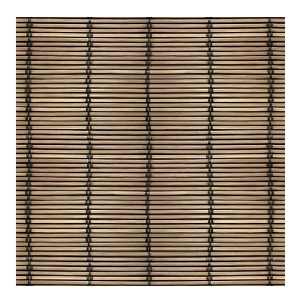Cortina de bambu para janelas, material de tecelagem lisa de 2.2mm, novidade para interiores elegantes