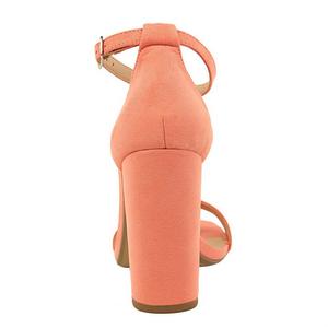 Scarpe da Sposa Bianche con <span class=keywords><strong>Tacco</strong></span> Alto da Donna, Punta Aperta, <span class=keywords><strong>Tacco</strong></span> Grosso 4 <span class=keywords><strong>cm</strong></span> <span class=keywords><strong>7</strong></span> <span class=keywords><strong>cm</strong></span> 9 <span class=keywords><strong>cm</strong></span>, Cinturino Semplice per Uso Estivo all'Aperto, Soletta in PU - Product Image 4