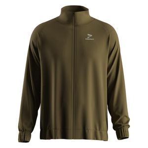 Veste de sport en nylon haute performance avec ventilation perforée au laser au dos et aux coudes, respirante, séchage rapide, légère - Product Image 1