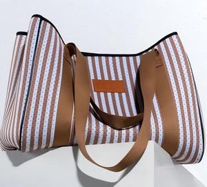 <span class=keywords><strong>Sac</strong></span> fourre-tout <span class=keywords><strong>en</strong></span> éponge avec logo personnalisé, grande capacité, fermeture à glissière, couleur unie, sacs <span class=keywords><strong>de</strong></span> shopping réutilisables, <span class=keywords><strong>sac</strong></span> à main pour femmes, toutes saisons - Product Image 4