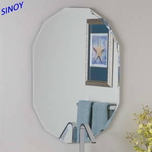 Modern Fashion Frameless <b>Silver</b> Bathroom <b>Mirror</b> Wall <b>Mirror</b> - Product Image 1