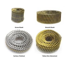 <span class=keywords><strong>2</strong></span> pollici <span class=keywords><strong>2</strong></span>.5 pollici bobina di acciaio chiodi con gambo anello Pallet sparachiodi pneumatica uso dalla fabbrica cinese - Product Image 2