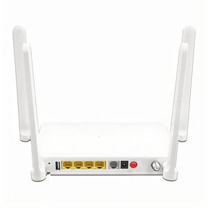 Высокое качество 4GE + 1TEL + USB 2,4G + 5,8G CATV XPON GPON для FTTH Fiber & <span class=keywords><strong>Network</strong></span> с блоком питания 12V поддерживает 4G 5G GPRS TCP - Product Image 1