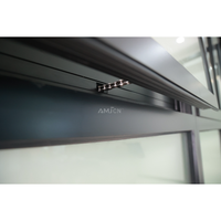 AMJ Fabricantes Comercial Australia Estándar AS2047 Cadena Winder Toldo Ventana Apertura vertical Ventana de doble acristalamiento