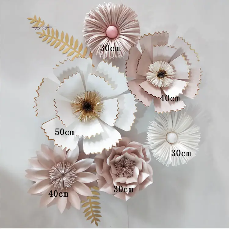 GIGA window display flowers large cheap paper flowers for wedding
