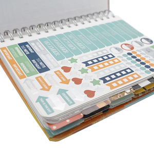 สมุดบันทึกปกแข็งแบบสันห่วง พิมพ์ลายส่วนตัว สำหรับบันทึกประจำวัน วางแผนงานประจำวัน - Product Image 3