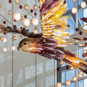 Tùy Chỉnh Lớn Pha Lê Đại Bàng Đèn Chùm Trang Trí Cho Sảnh Khách Sạn Phi Tiêu Chuẩn Bộ Phận Bán Hàng Bàn Cát Mặt Dây Chuyền Đèn - Product Image 4