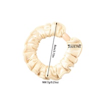 Élastique à cheveux en satin ultra- Polyvalent, minimaliste, fait main, pour femme, nouveau modèle 2025, en fausse soie, pour queue de cheval, haute qualité
