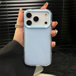 Funda <span class=keywords><strong>de</strong></span> Teléfono Acrílica <span class=keywords><strong>de</strong></span> Color Jelly con Borde Ondulado Personalizada <span class=keywords><strong>de</strong></span> Moda Lichicase <span class=keywords><strong>para</strong></span> Oppo A40M A60 F31 A6 Pro 2 en 1 - Product Image 2