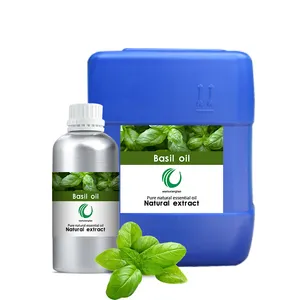 Pure Natural Aromatherapy Essential Ocimum Gratissimum Oil High Quality Clove Basil Oil Used for Massage in Beauty Salon