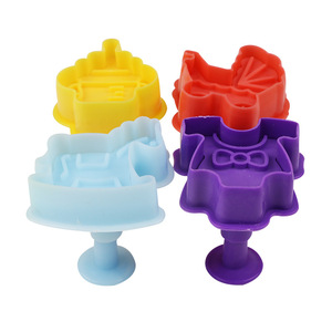 Baby Series <b>Cookie</b> Molds 4Pcs Cartoon Shapes For Cake Decorating Fondant Press <b>Tools</b> - Product Image 4