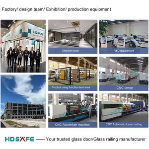 ราวบันได<span class=keywords><strong>กระจก</strong></span>อลูมิเนียมไฟ LED ติดง่ายราวระเบียงราวบันไดแบบไม่มีกรอบทันสมัย - Product Image 5