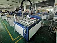 Robot Dispenser Lem Resin Epoksi AB Presisi Otomatis 2-Tahap dengan Vakum Degas untuk Mesin Elektronik Transformator