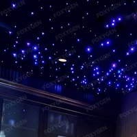 Kit LED Versatile Twinkling 16W RGBW Starlight Stretch Fibre Optique pour Plafond avec Changement de Couleur à Distance