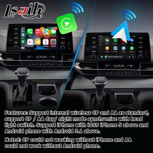 Boîtier d'interface de <span class=keywords><strong>navigation</strong></span> automatique Carplay sans fil Android pour Toyota Sienna Harrier avec plein écran 2018-2022 par Lsailt - Product Image 5