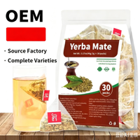 Sachets de plantes chinoises transfrontalières : Camomille, Hibiscus, Lavande, Menthe verte, Chardon-Marie, Curcuma, Cannelle, Gingembre, Fleur de pois papillon, Yerba