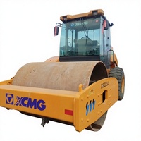 Rouleau vibratoire à tambour unique XCMG XS223J d'occasion - Compacteur de sol de 22 tonnes à vendre
