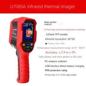 Caméra thermique infrarouge haute définition UNI-T UTi260B, détecteur de chauffage par le sol UTI260A avec palette de couleurs noir/rouge/blanc UTi - Product Image 2