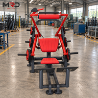 Machine à poussée de hanche à charge libre pour l'entraînement de la force des jambes et des fessiers, construction en acier, usage commercial, équipement de fitness pour salle de sport
