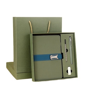 New Arrival Stationery 2025 High Quality Thickened 80gsm Paper Leather A5 Printed 100 Sheets Business Journal Gift <b>Pen</b> Notebook - Product Image 1