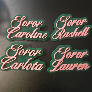 Customizable Pink Green Sorority Chapter <strong>Pins</strong> <strong>AKA</strong> Acrylic Lapel <strong>Pins</strong> Soror <strong>Brooches</strong> Name Lapel <strong>pin</strong> - Product Image 6