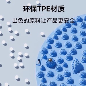 Alfombrilla de acupresión para masaje de pies, 38x55cm, material TPR, para adultos y niños, masaje de pies y piernas - Product Image 3